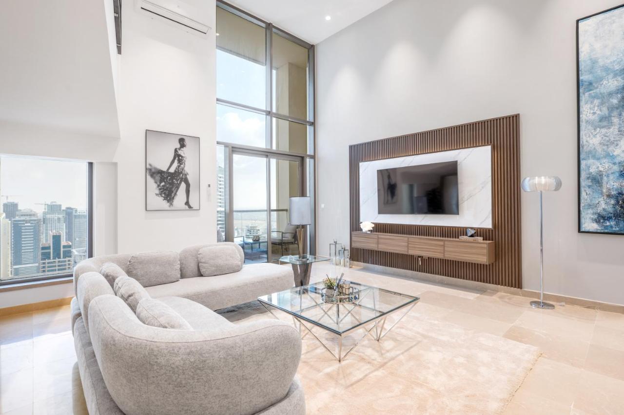 Ultra Luxury Jbr Duplex Penthouse - Free 5 Star Beach Access Dubaj Kültér fotó