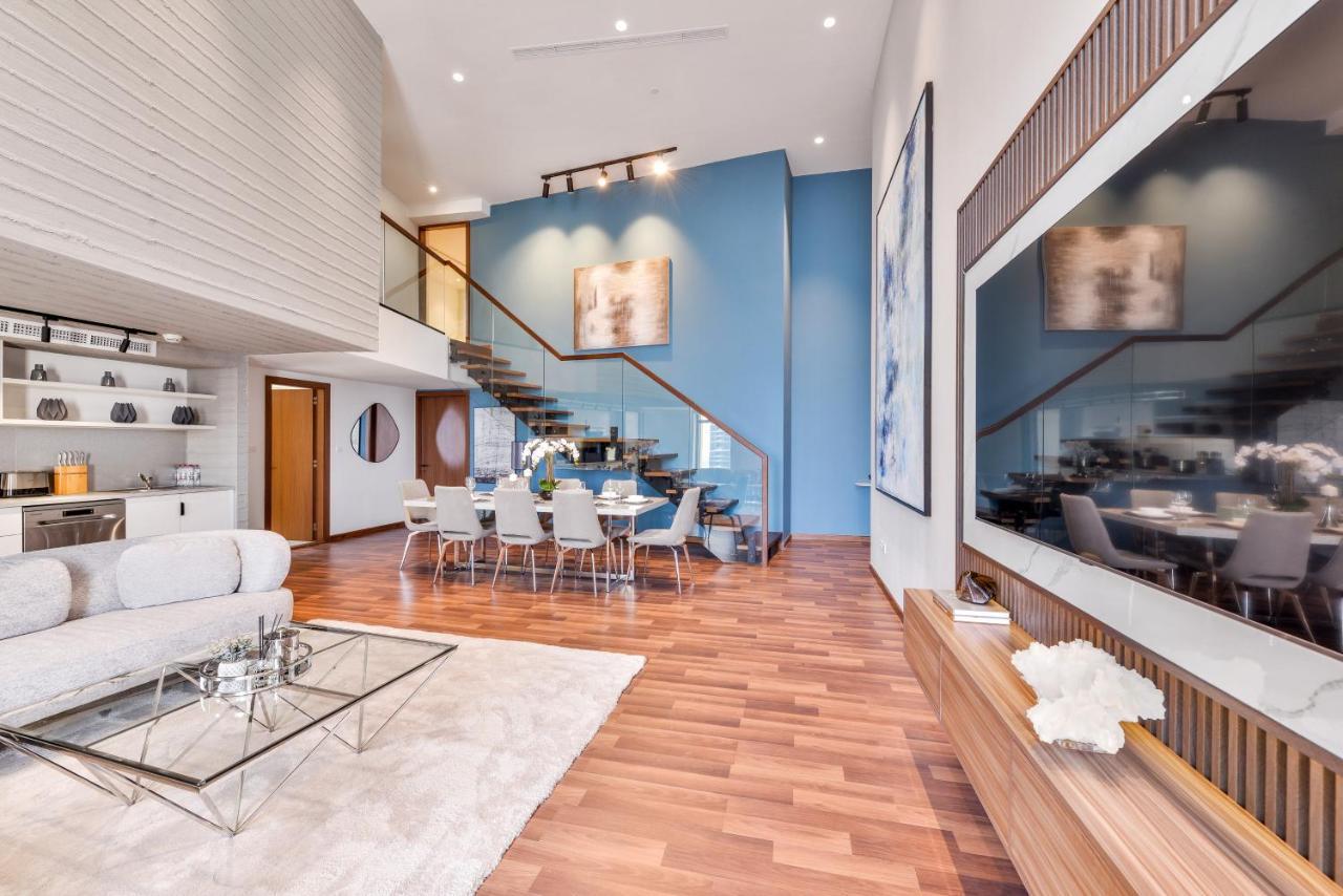 Ultra Luxury Jbr Duplex Penthouse - Free 5 Star Beach Access Dubaj Kültér fotó