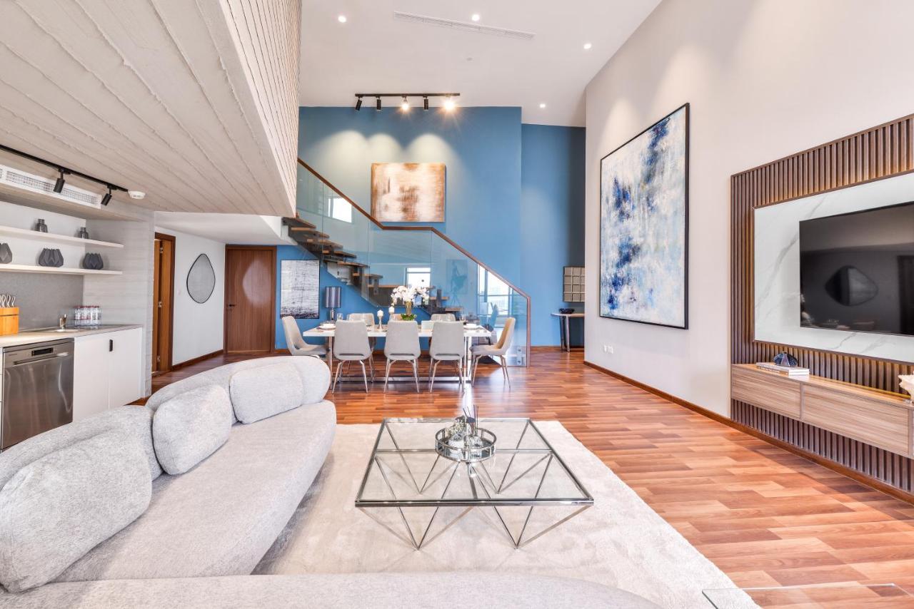 Ultra Luxury Jbr Duplex Penthouse - Free 5 Star Beach Access Dubaj Kültér fotó